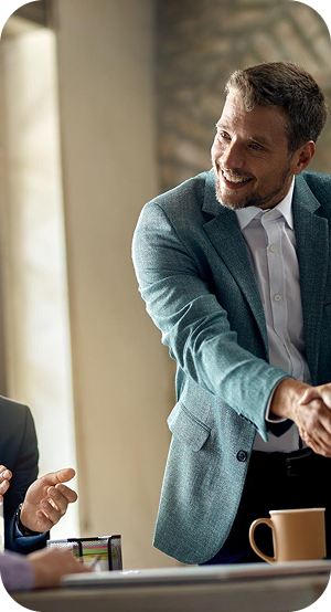 Businessman in suit